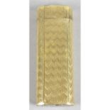 A Cartier gold plated cigarette lighter,