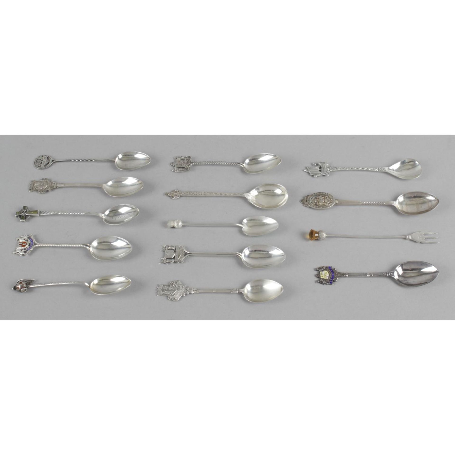 A set of six late Victorian silver coffee spoons, - Image 3 of 5