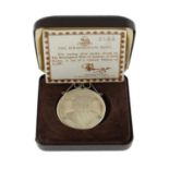 A Birmingham Mint Elvis Presley commemorative silver medal, No.