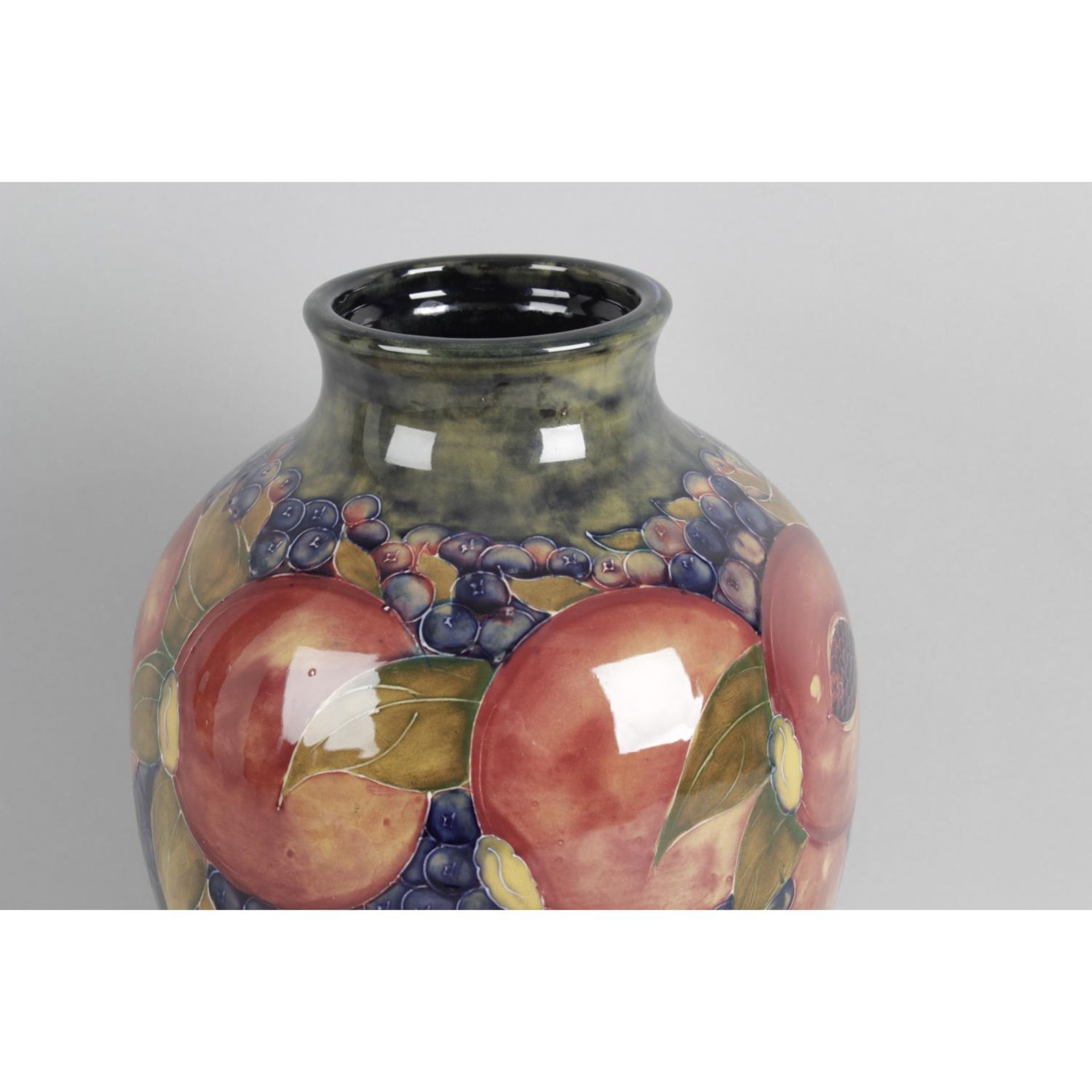 A large Moorcroft pottery vase, - Image 2 of 3