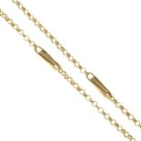 A 9ct gold fancy-link chain.Hallmarks for 9ct gold.