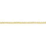 An 18ct gold diamond line bracelet.Estimated total diamond weight 1.20cts.