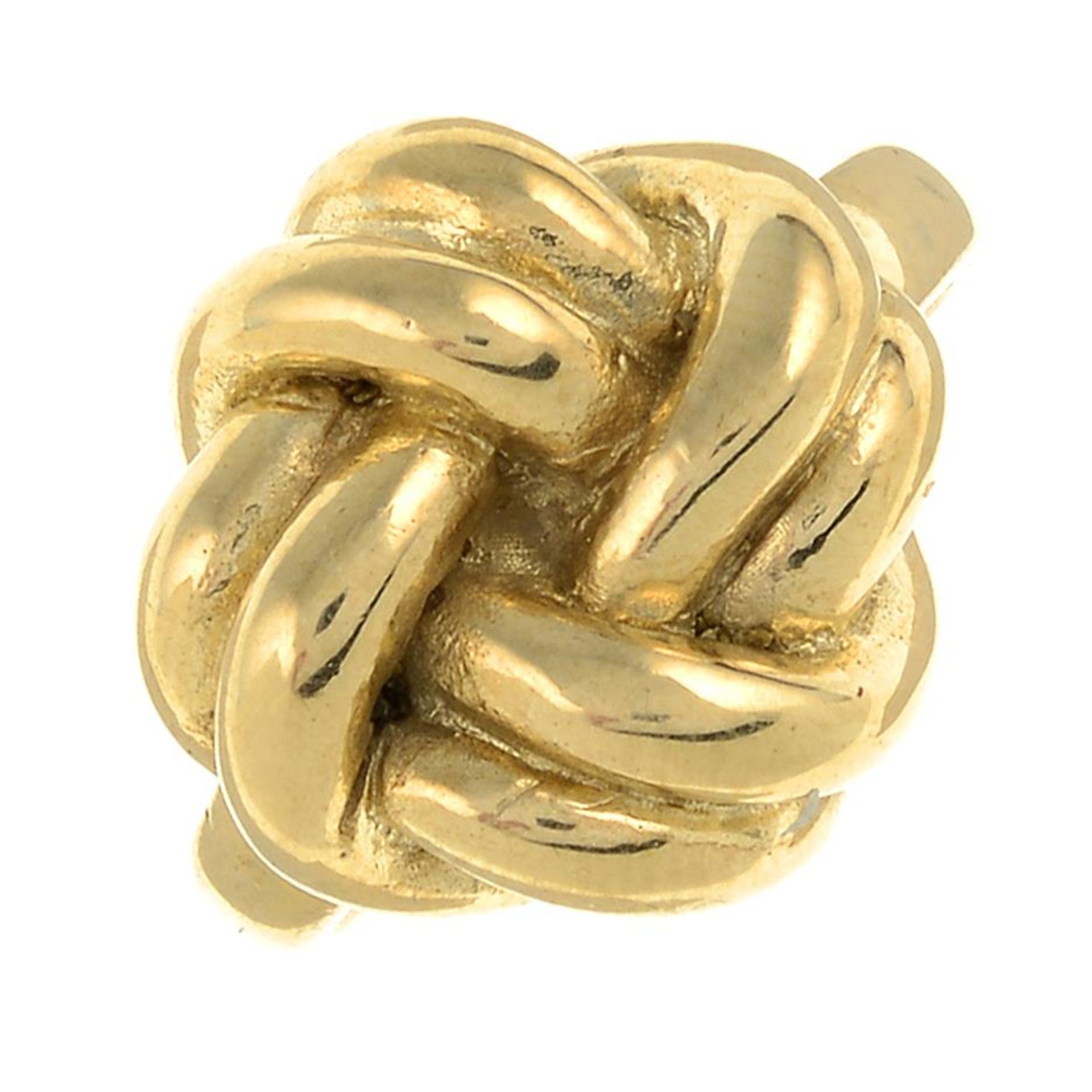 A 9ct gold knot ring.Hallmarks for Birmingham.Ring size M.