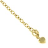 A 9ct gold necklace,