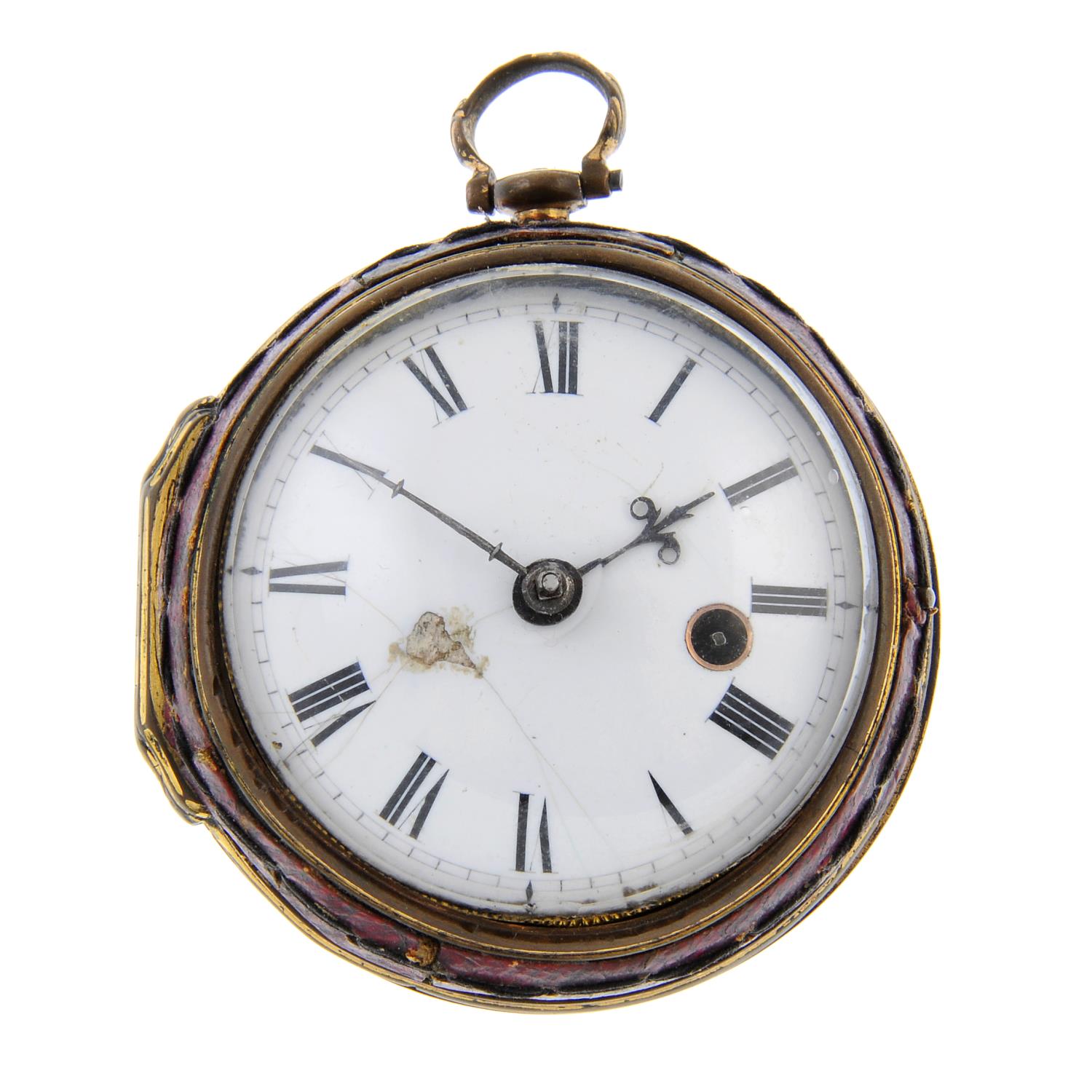 An early 18th century open face pocket watch by Thomas Tompion & Edward Banger, London.