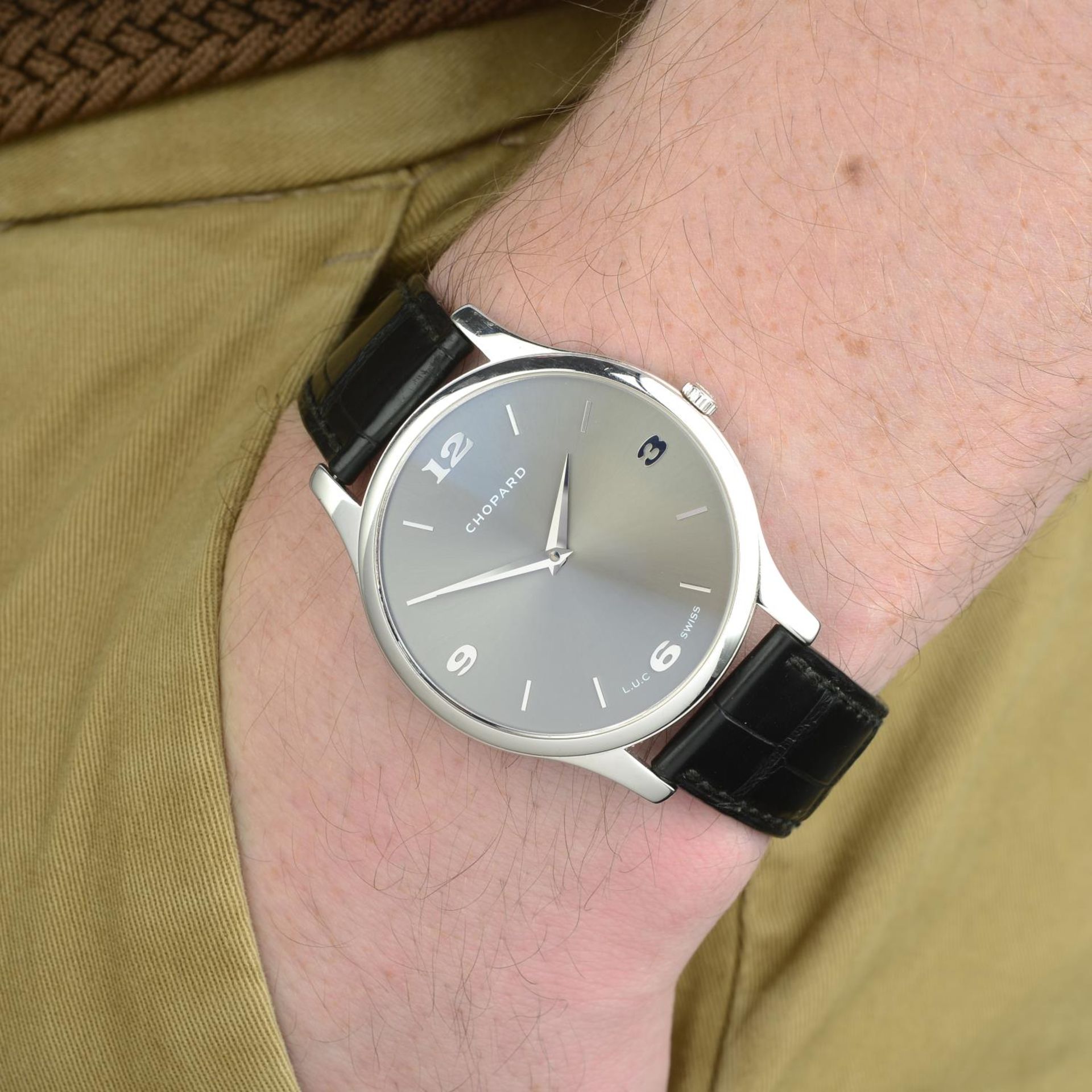 CHOPARD - a gentleman's wrist watch. - Image 3 of 5