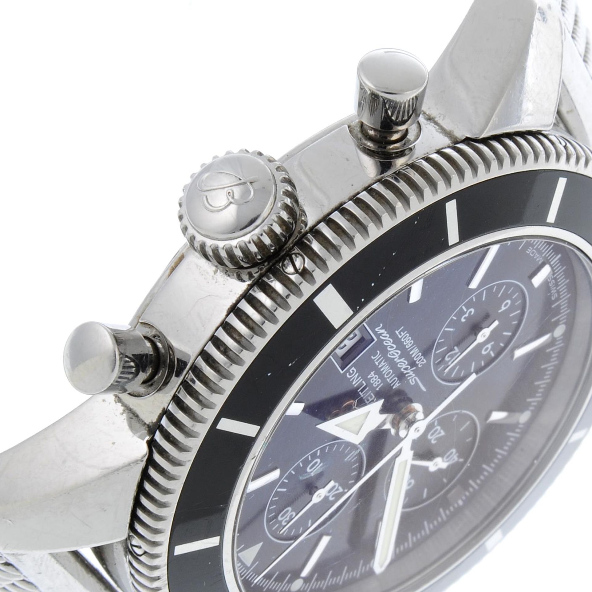 BREITLING - a gentleman's SuperOcean Heritage Chrono 46 chronograph bracelet watch. - Image 4 of 6