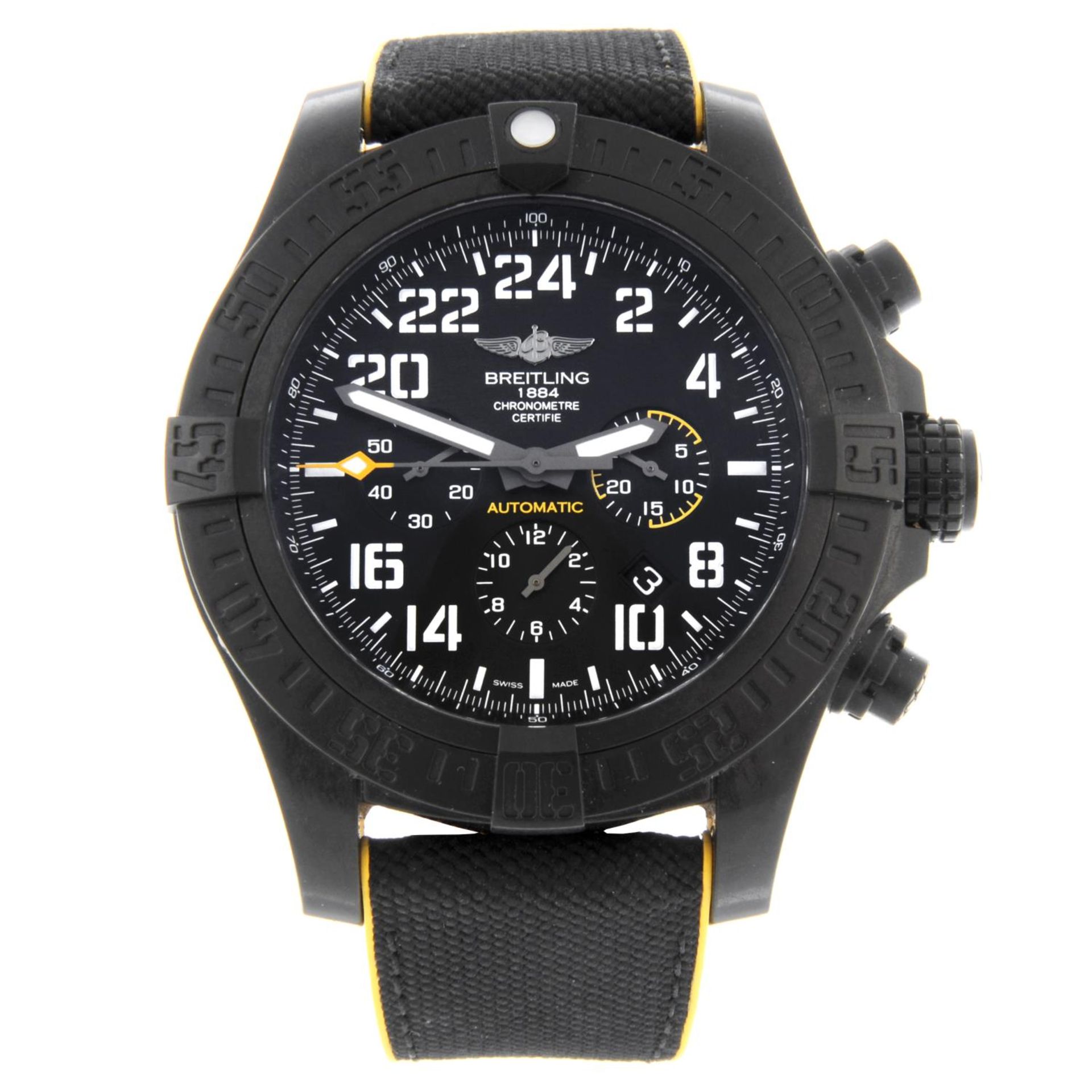 BREITLING - a gentleman's Breitlight Avenger Hurricane chronograph wrist watch.