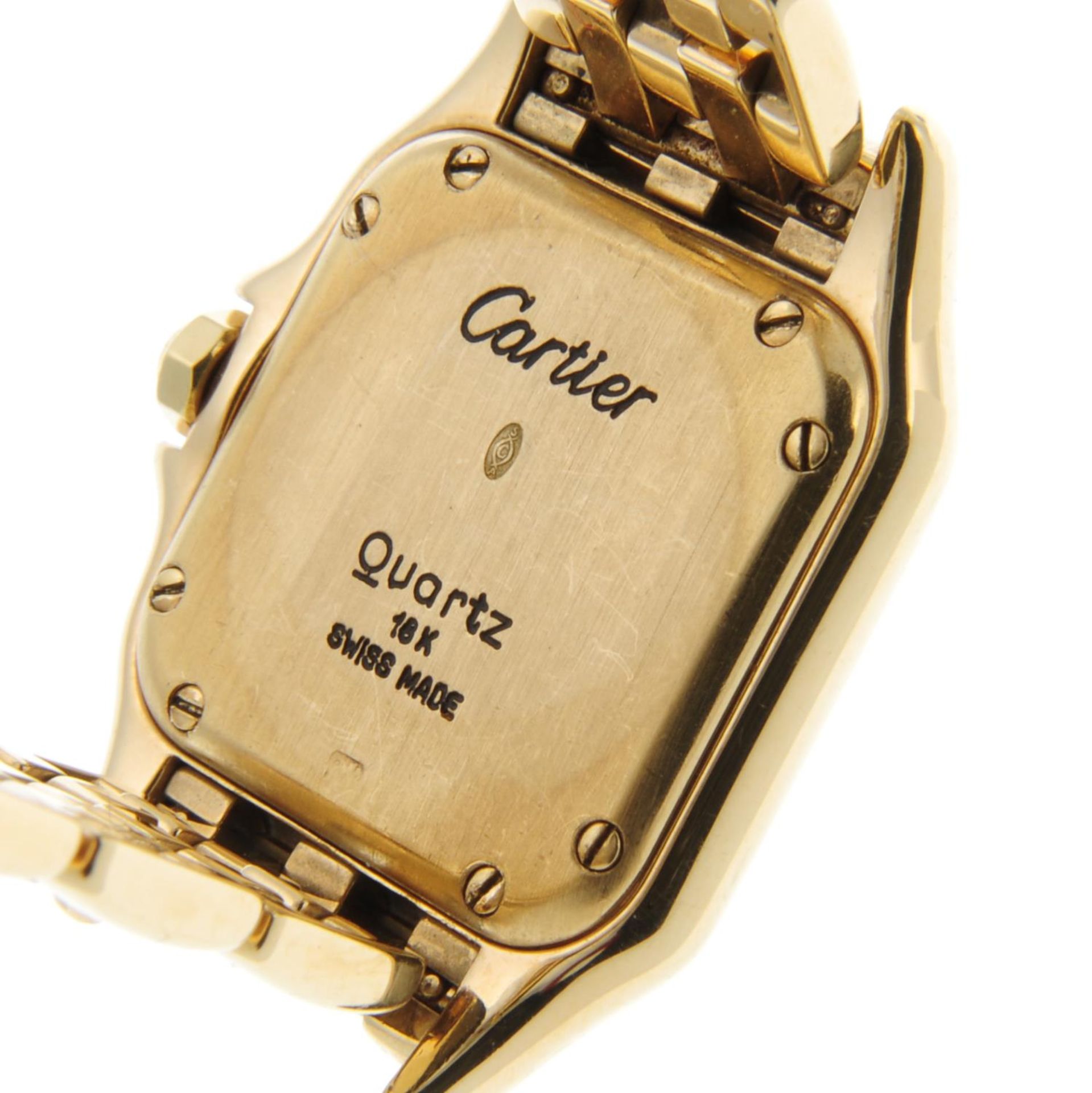 CARTIER - a lady's Panthère bracelet watch. - Image 4 of 5