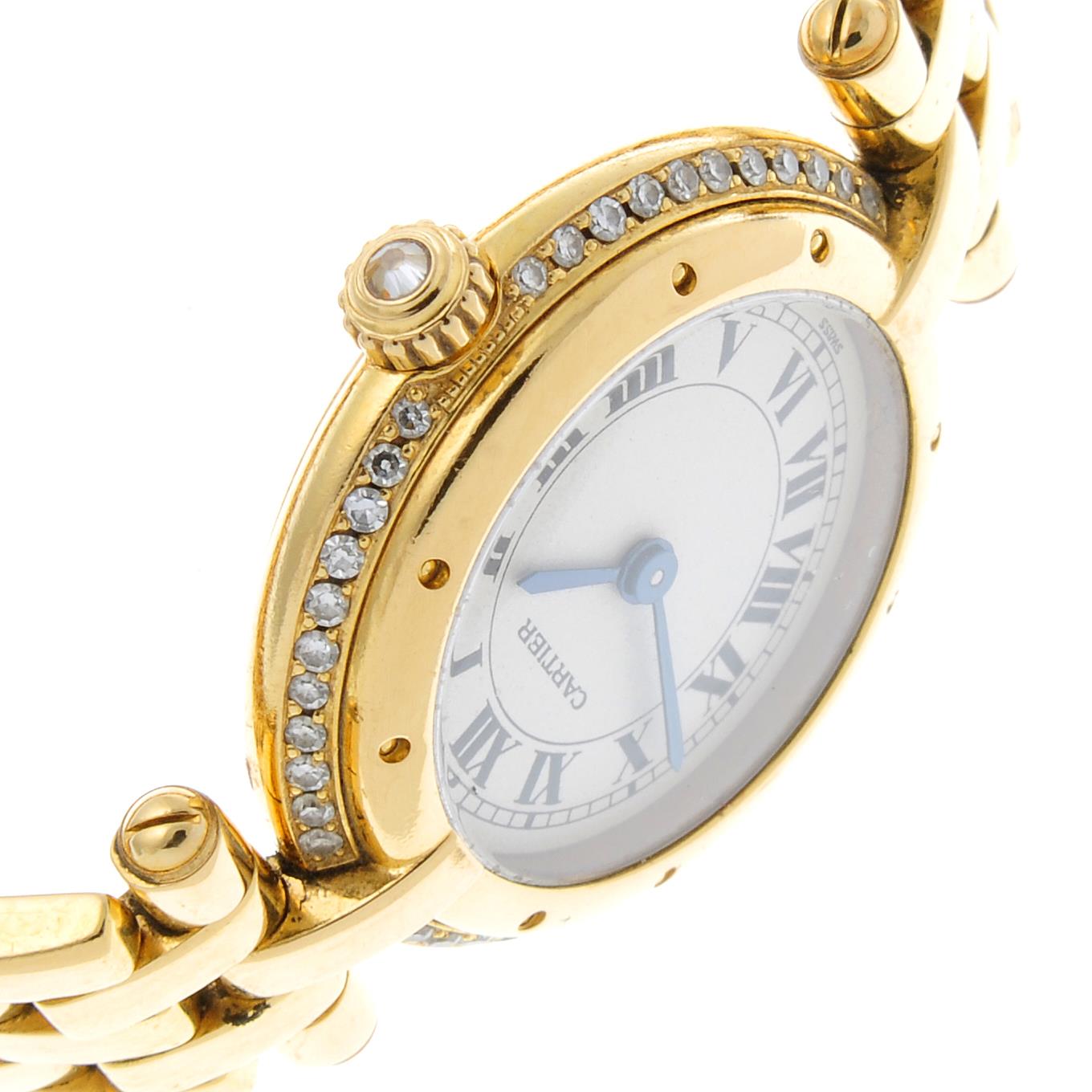 CARTIER - a lady's Panthère Vendome bracelet watch. - Image 3 of 5