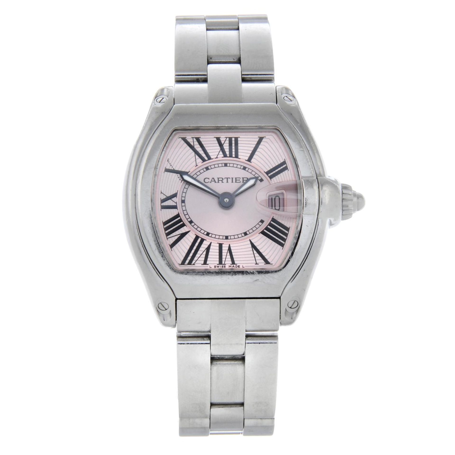 CARTIER - a lady's Roadster bracelet watch.