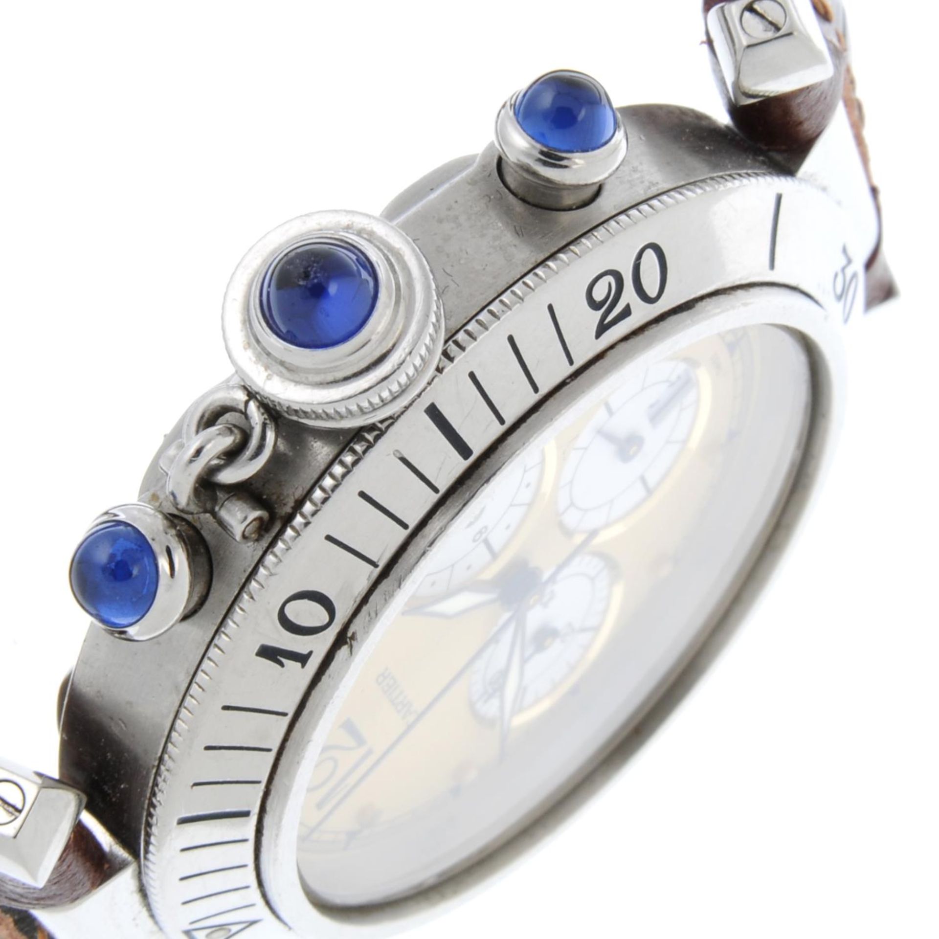 CARTIER - a gentleman's Pasha chronograph wrist watch. - Image 3 of 5