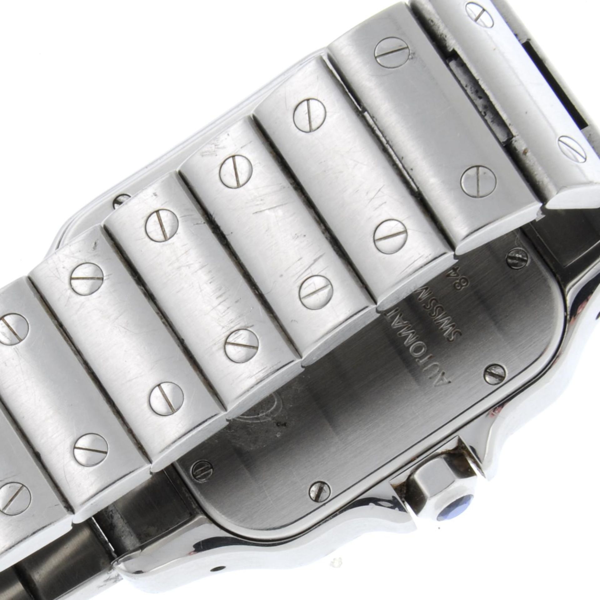 CARTIER - a gentleman's Santos bracelet watch. - Image 2 of 5