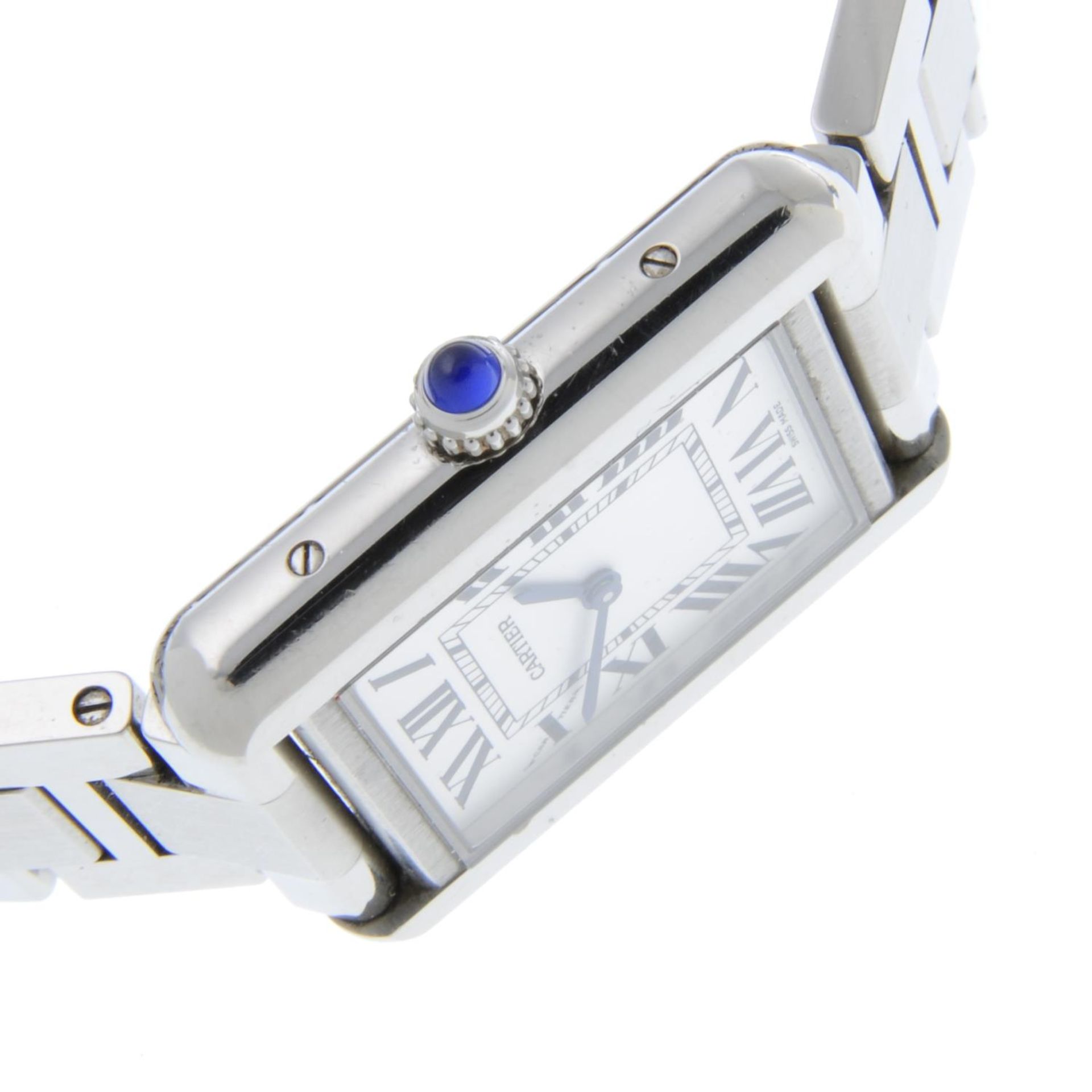 CARTIER - a lady's Tank Solo bracelet watch. - Image 3 of 5