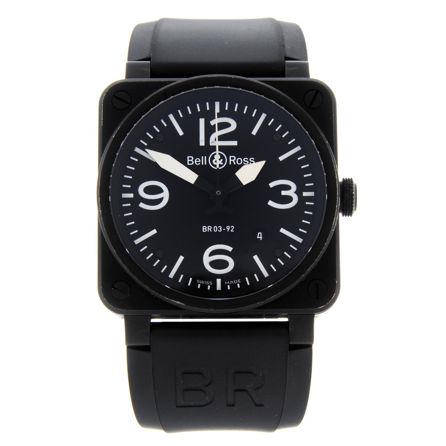 BELL & ROSS - a gentleman's BR03-92 wrist watch.