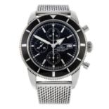 BREITLING - a gentleman's SuperOcean Heritage Chrono 46 chronograph bracelet watch.