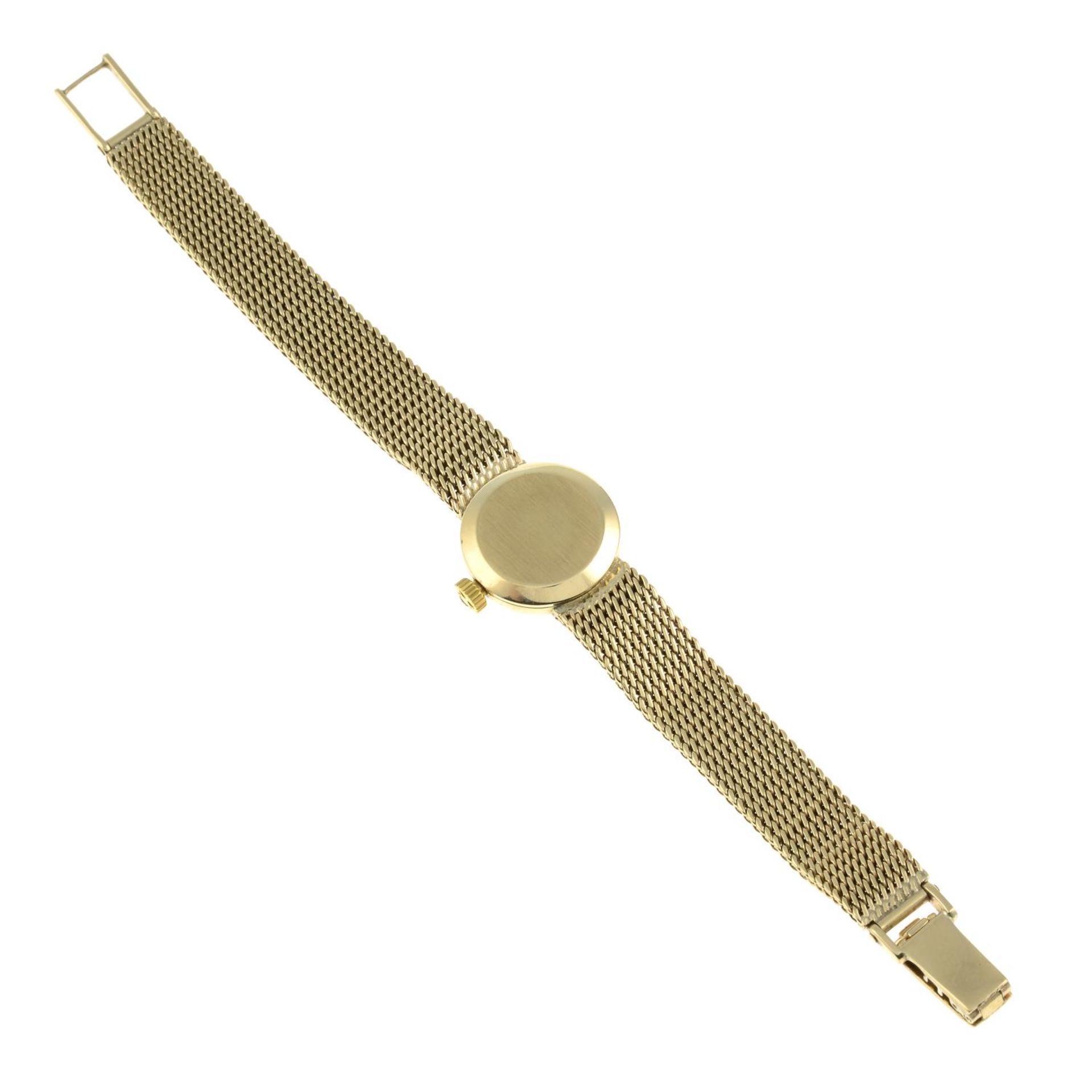 A lady's mid 20th century 9ct gold watch, - Image 2 of 2