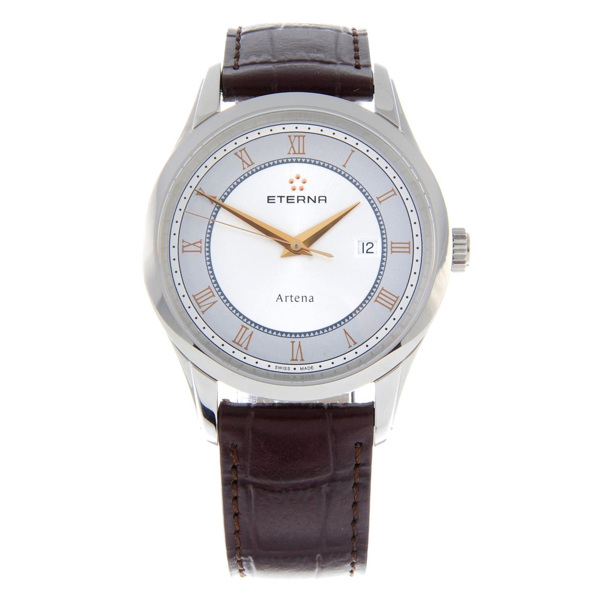 CURRENT MODEL: ETERNA - a gentleman's Artena wrist watch.