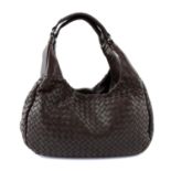 BOTTEGA VENETA - a woven leather Campana hobo handbag.