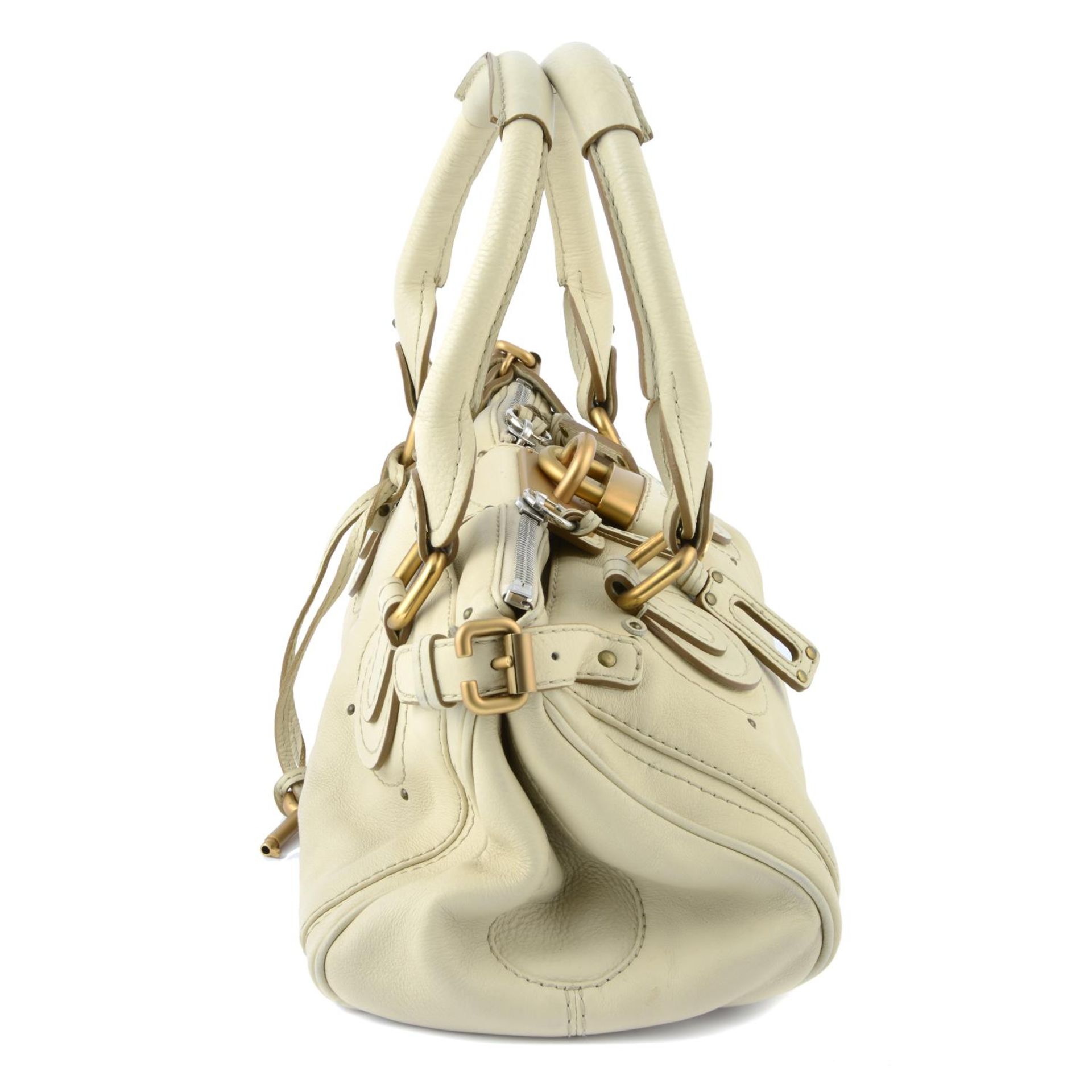 CHLOÉ - a cream Paddington handbag. - Image 3 of 5