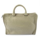 BOTTEGA VENETA - an Intrecciato briefcase.