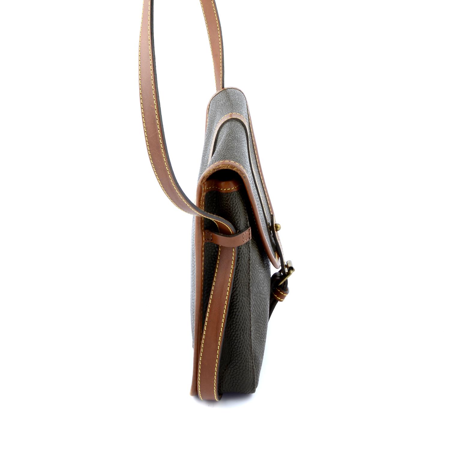 MULBERRY - a vintage Branston Scotchgrain messenger handbag. - Image 4 of 6