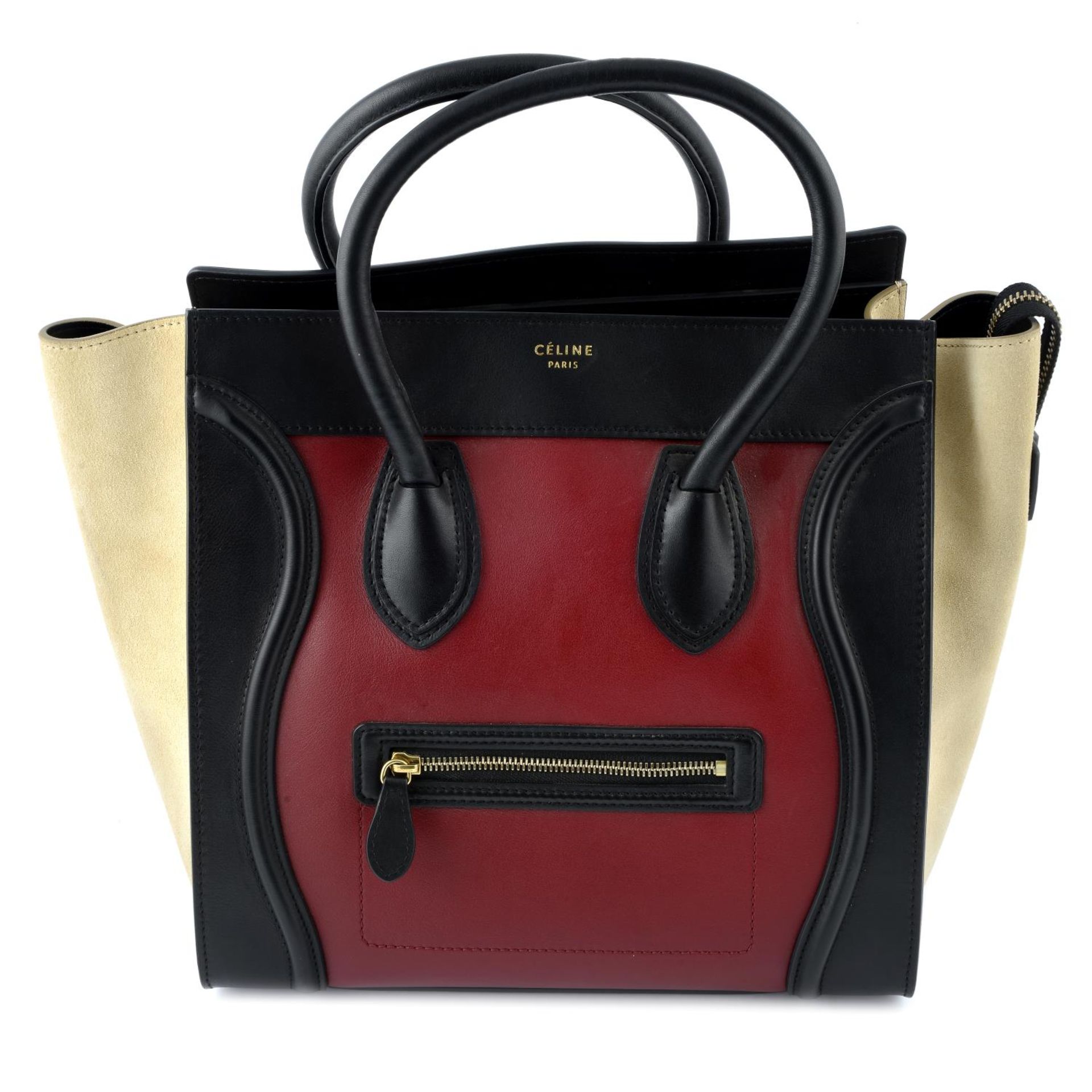 CÉLINE - a Mini Tricolour Luggage Tote.