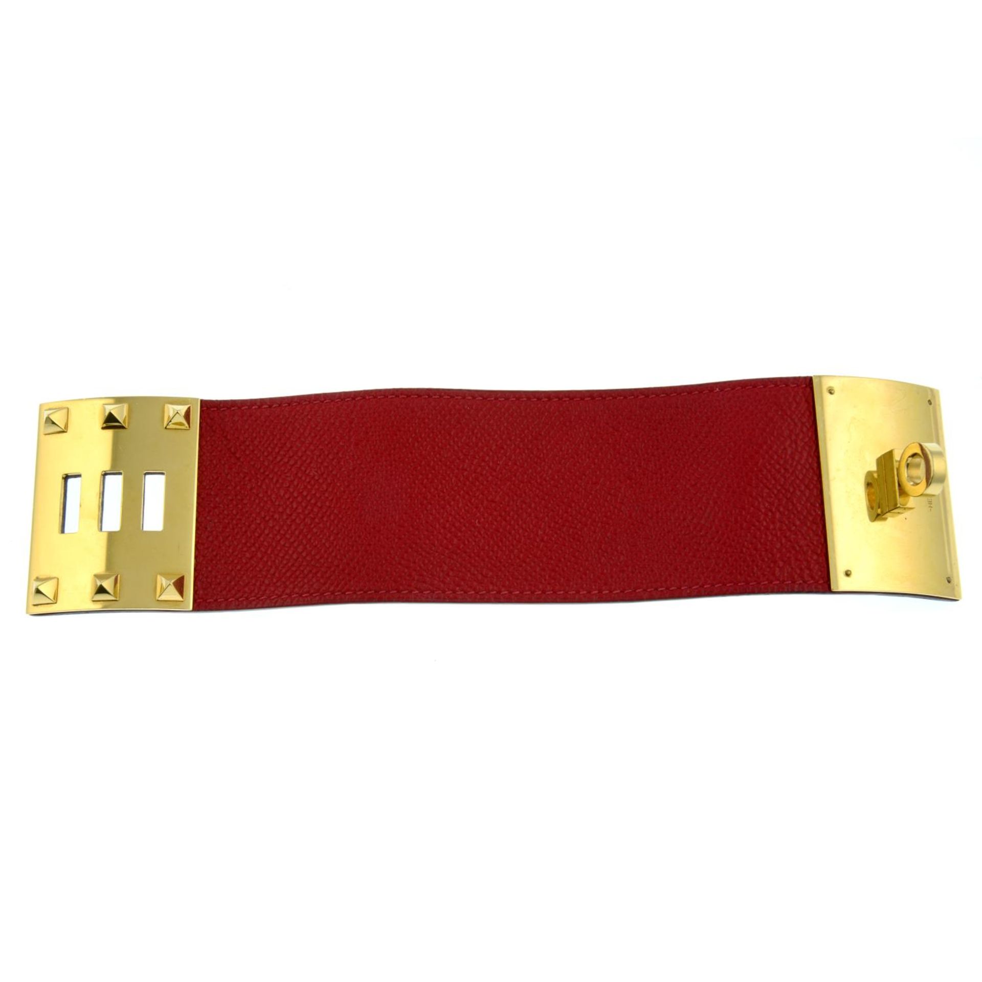 HERMÈS - a Kelly Dog Extreme studded cuff bracelet. - Image 4 of 6