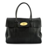 MULBERRY - a black Bayswater handbag.