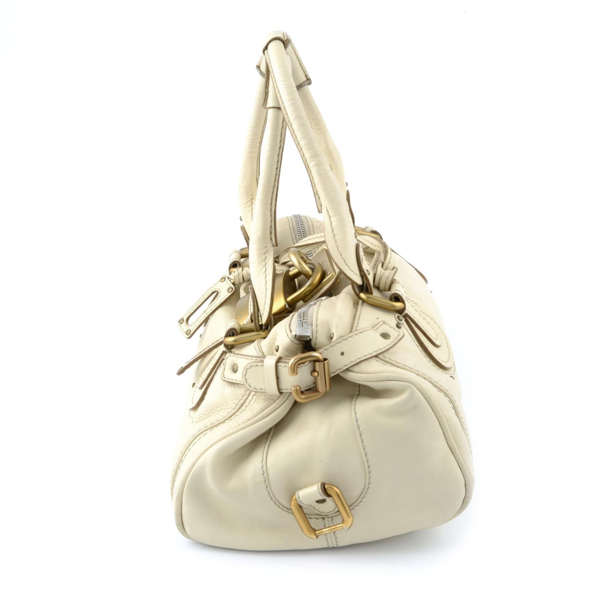 CHLOÉ - a cream Paddington handbag. - Image 4 of 5