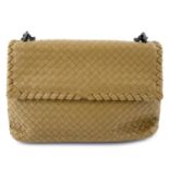 BOTTEGA VENETA - a fold over Intrecciato handbag.