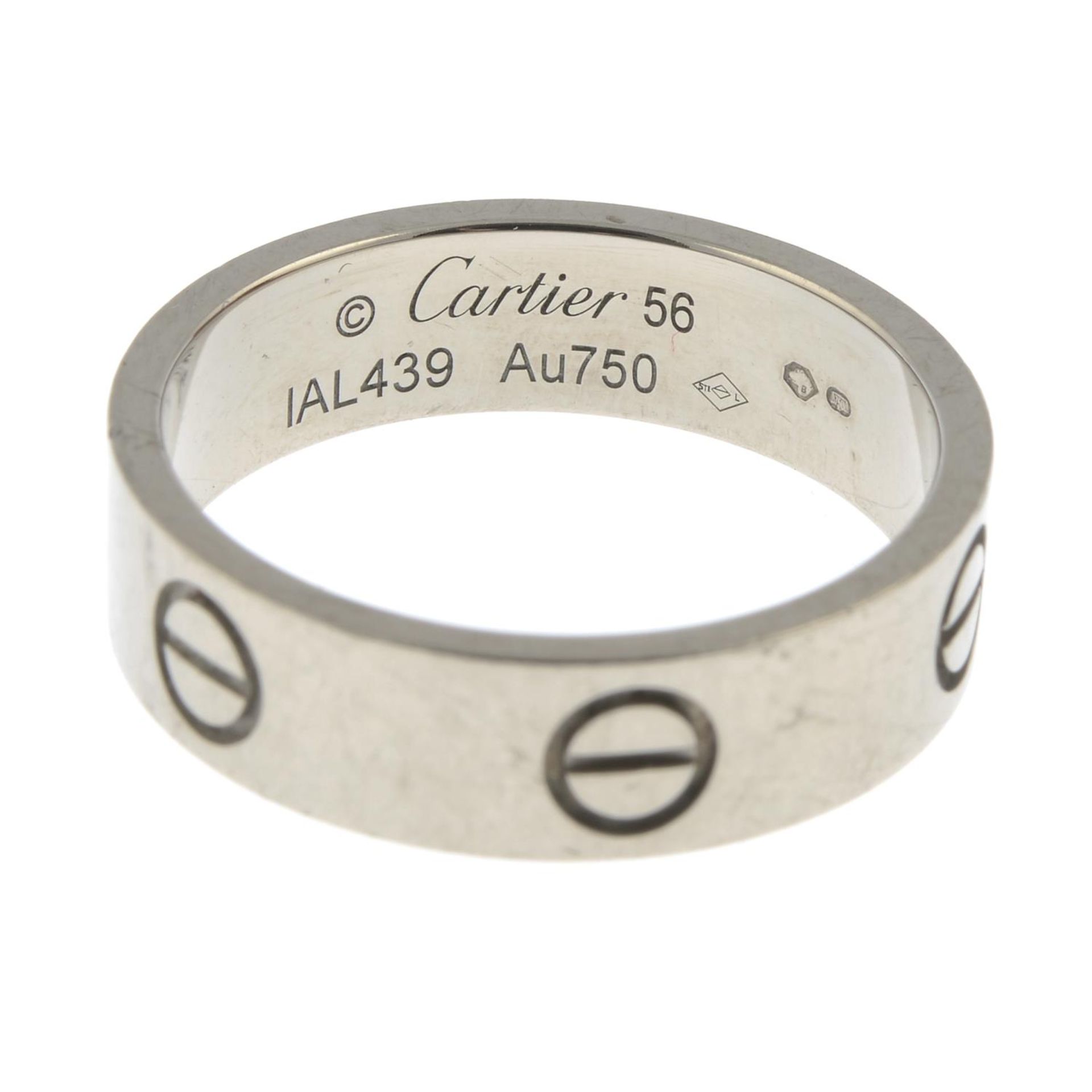 CARTIER - an 18ct gold 'Love' ring. - Image 2 of 4