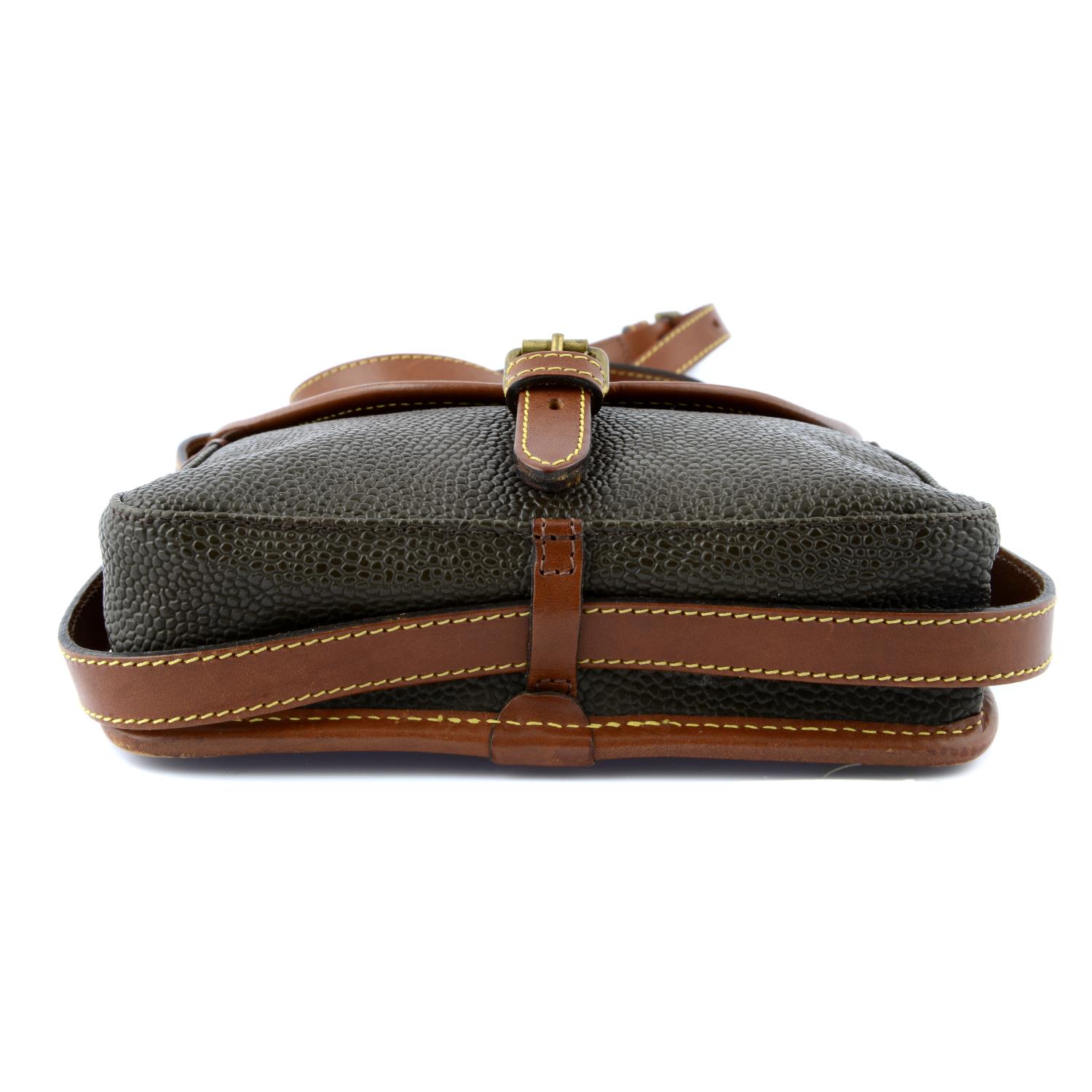 MULBERRY - a vintage Branston Scotchgrain messenger handbag. - Image 6 of 6