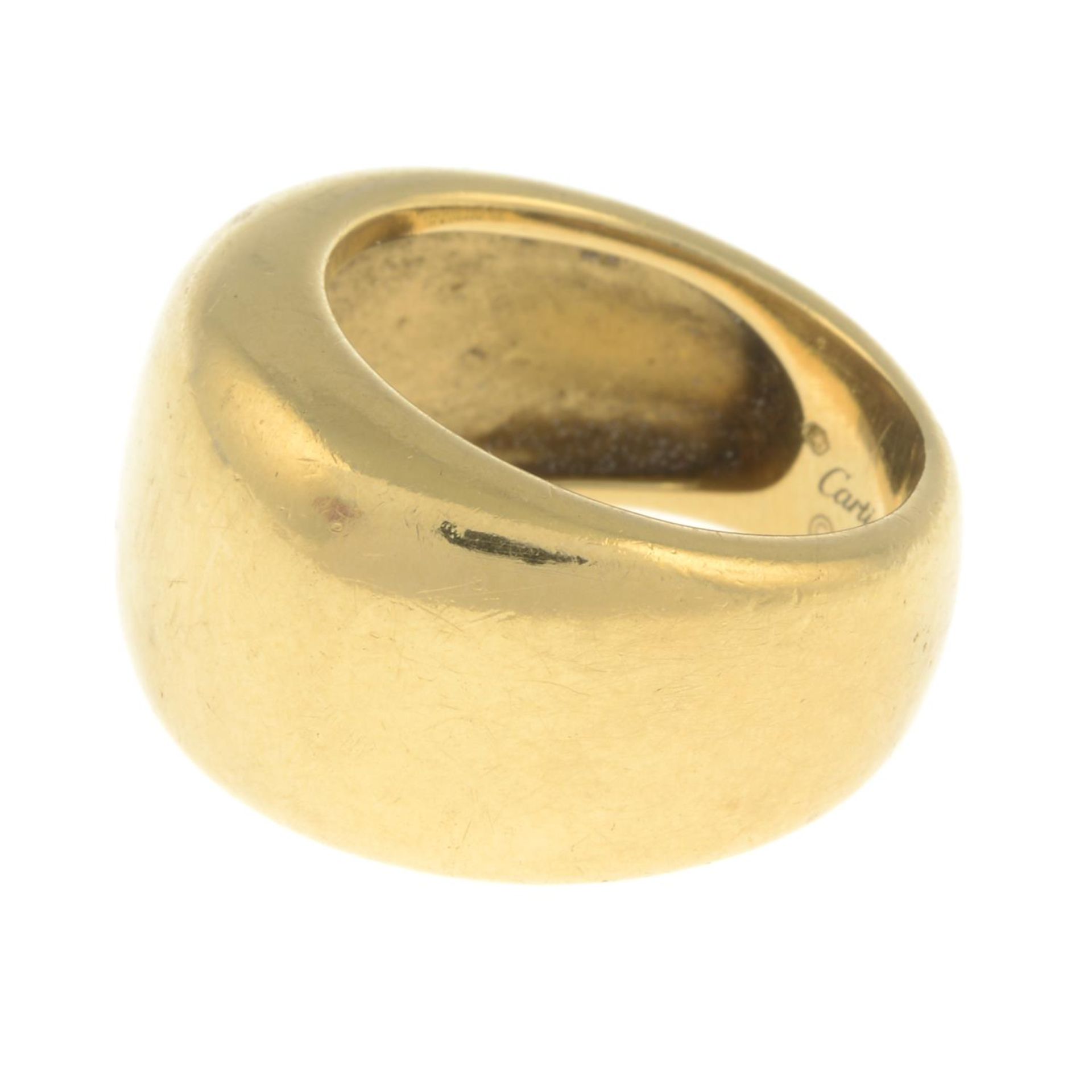 CARTIER - an 18ct gold 'Nouvelle Vague' ring. - Image 4 of 4