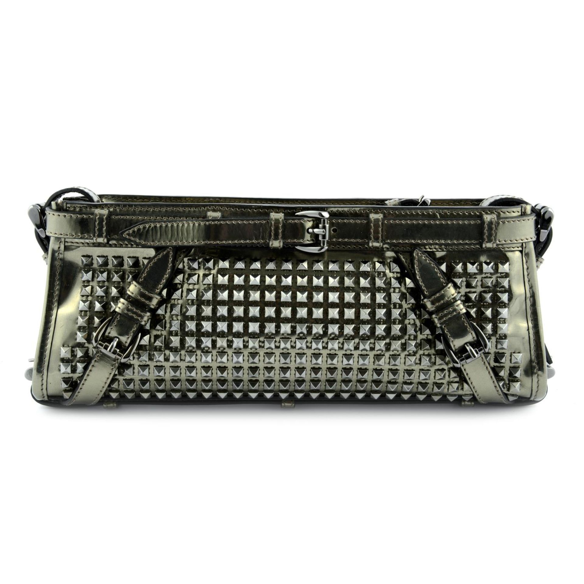 BURBERRY - a Hyde studded clutch.