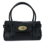 MULBERRY - a black East West Bayswater handbag.