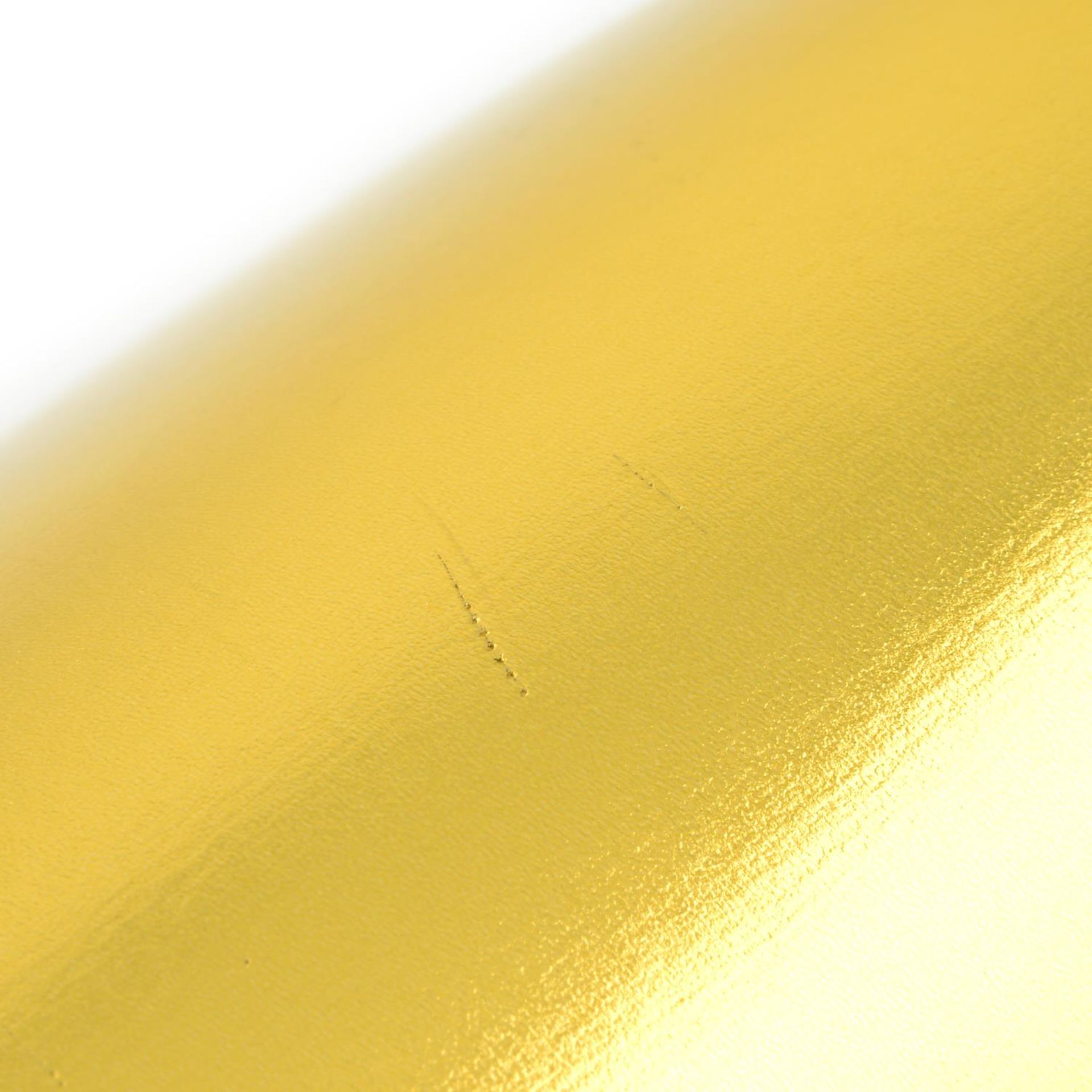 CÉLINE - a metallic gold Box handbag. - Image 9 of 9