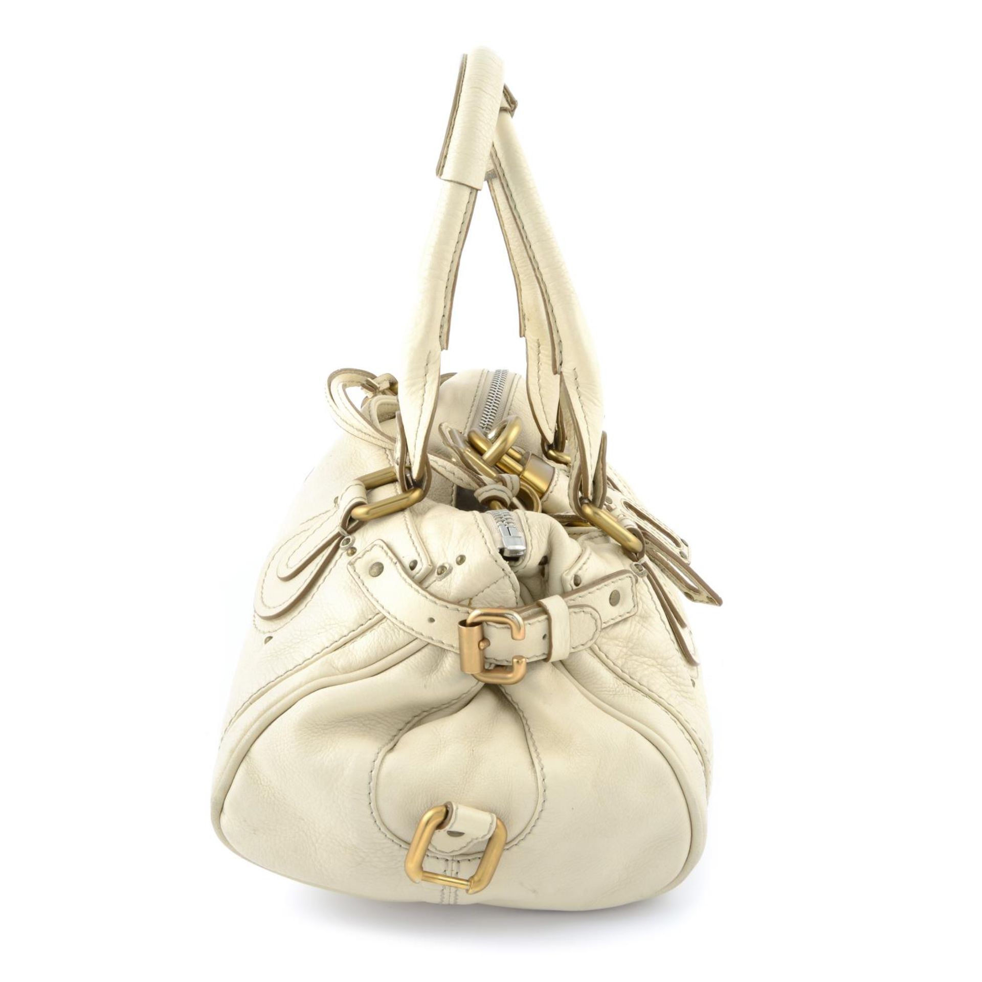 CHLOÉ - a cream Paddington handbag. - Image 3 of 5
