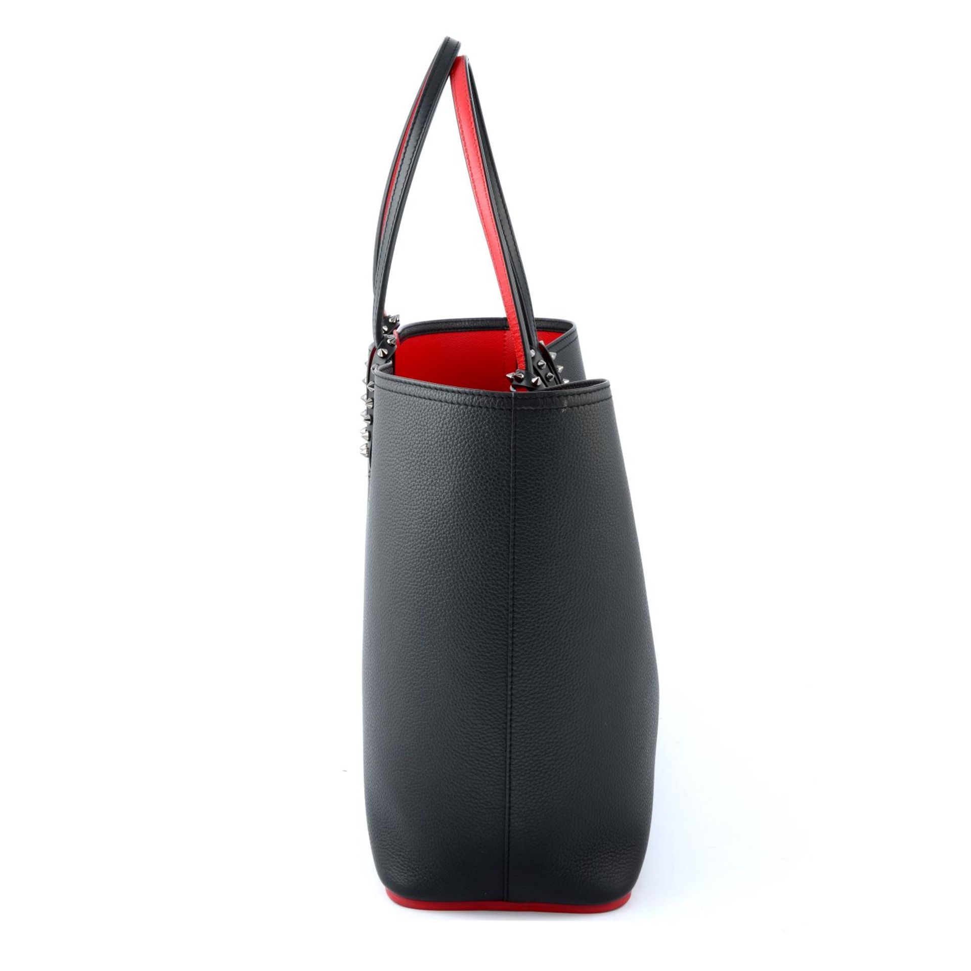 CHRISTIAN LOUBOUTIN - a Black Cabata tote handbag. - Image 4 of 4