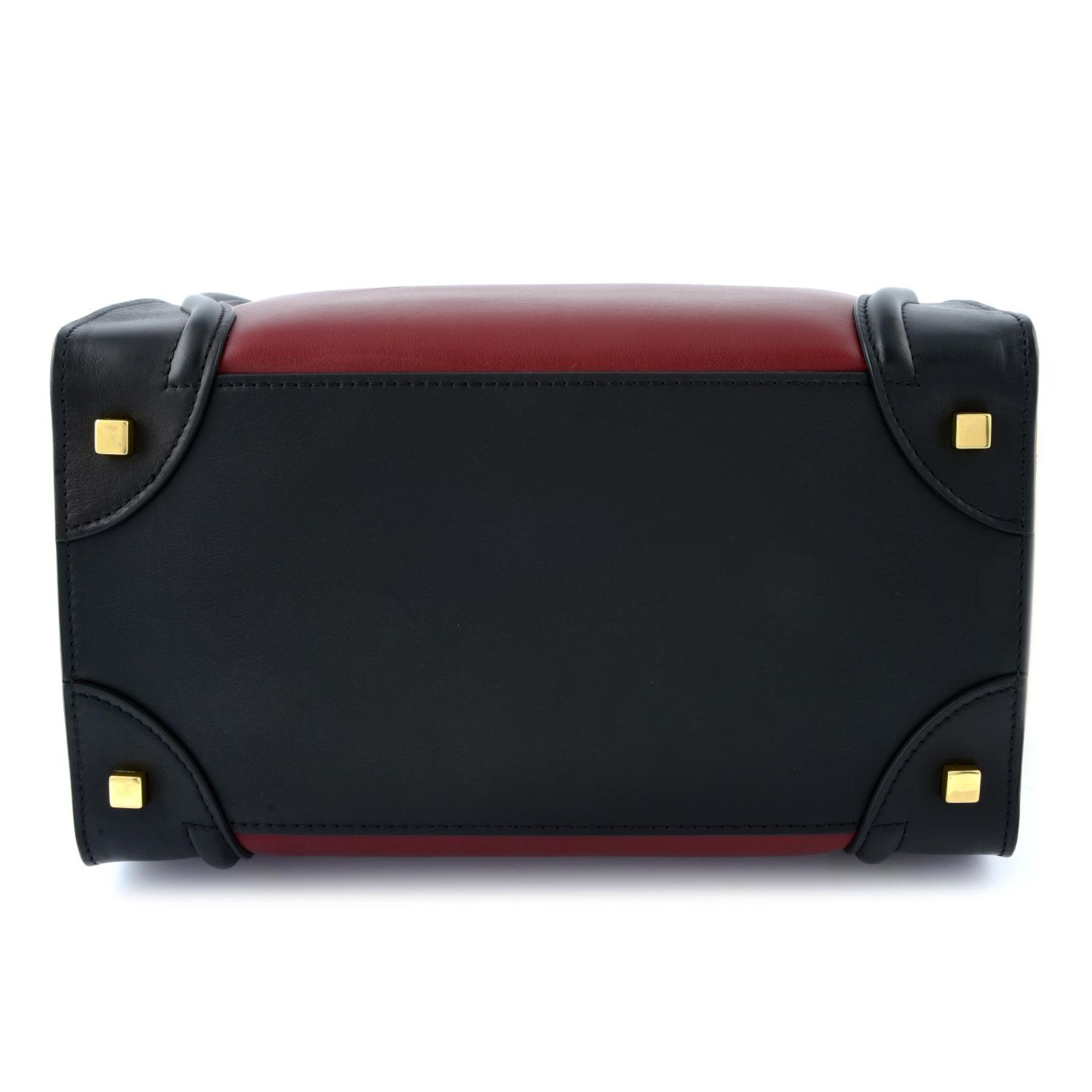 CÉLINE - a Mini Tricolour Luggage Tote. - Image 5 of 5