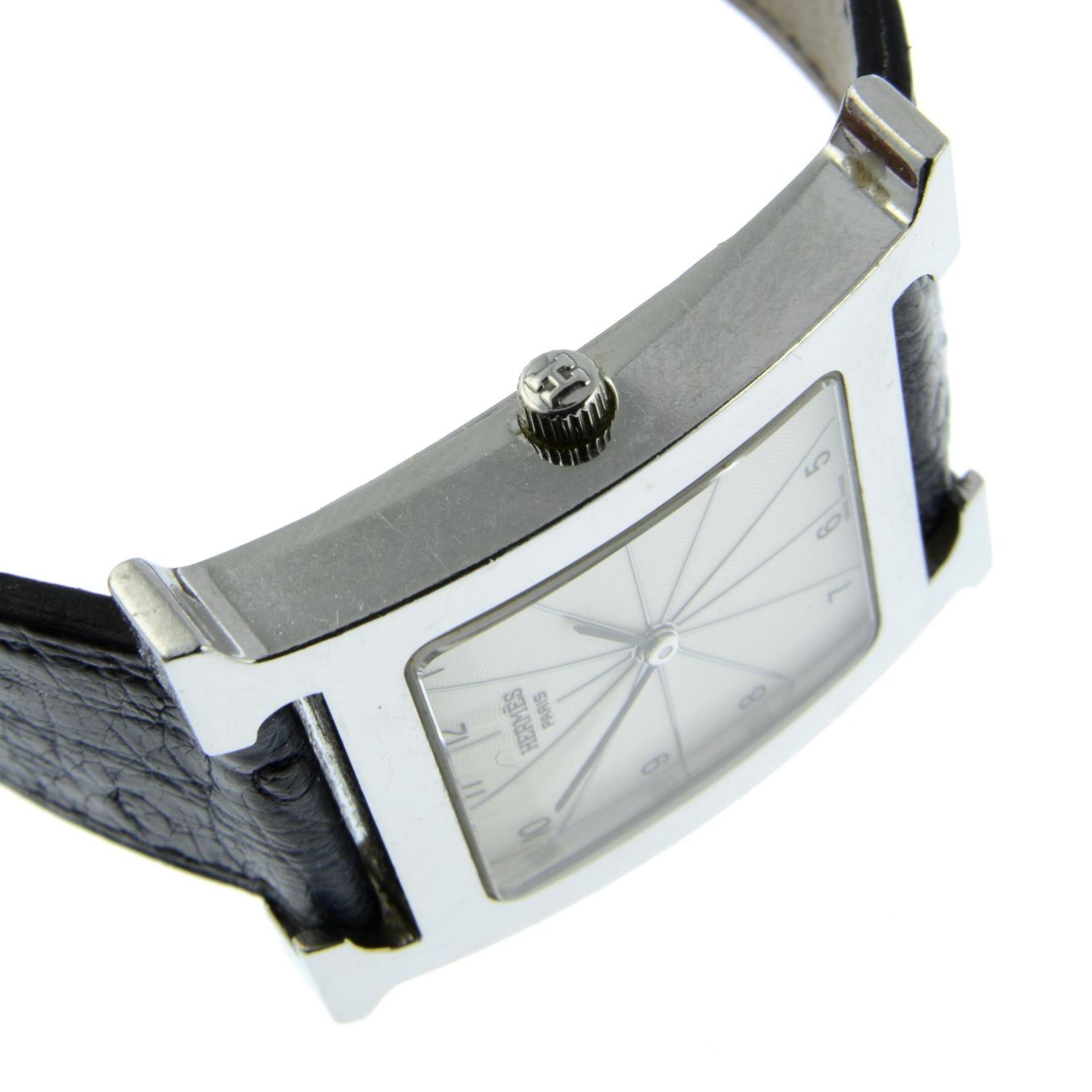 HERMÈS - a mid-size Heure H wrist watch. - Image 3 of 4