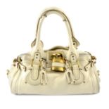 CHLOÉ - a cream Paddington handbag.