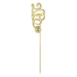 SALVATORE FERRAGAMO - a Millennium stickpin brooch.