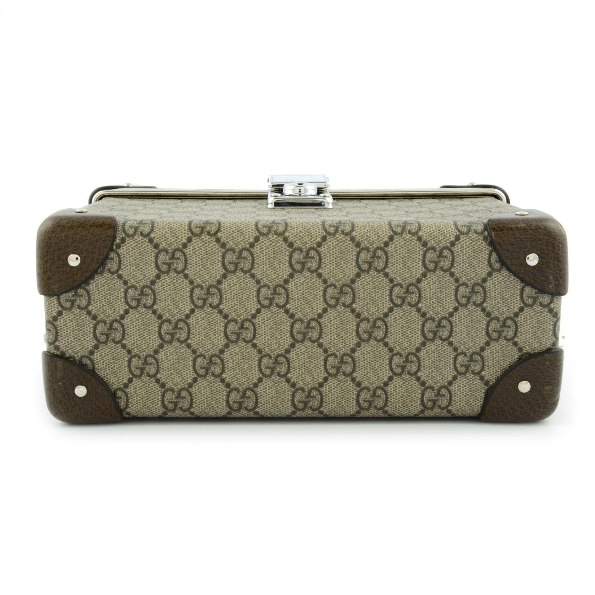 GUCCI - a Gucci X Globe-Trotter GG beauty case. - Image 7 of 7