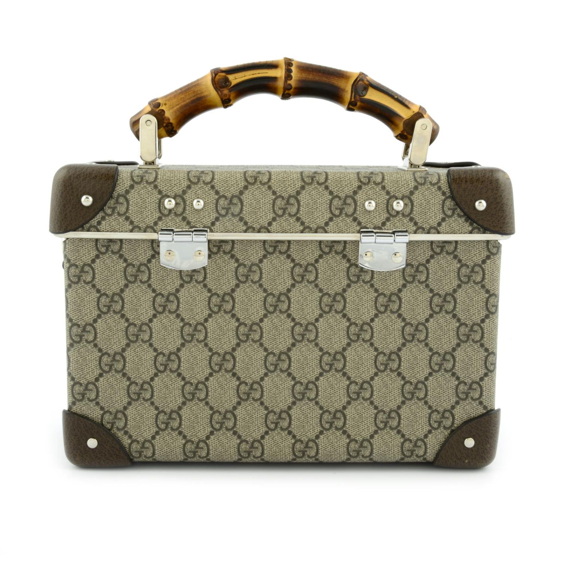 GUCCI - a Gucci X Globe-Trotter GG beauty case. - Image 2 of 7