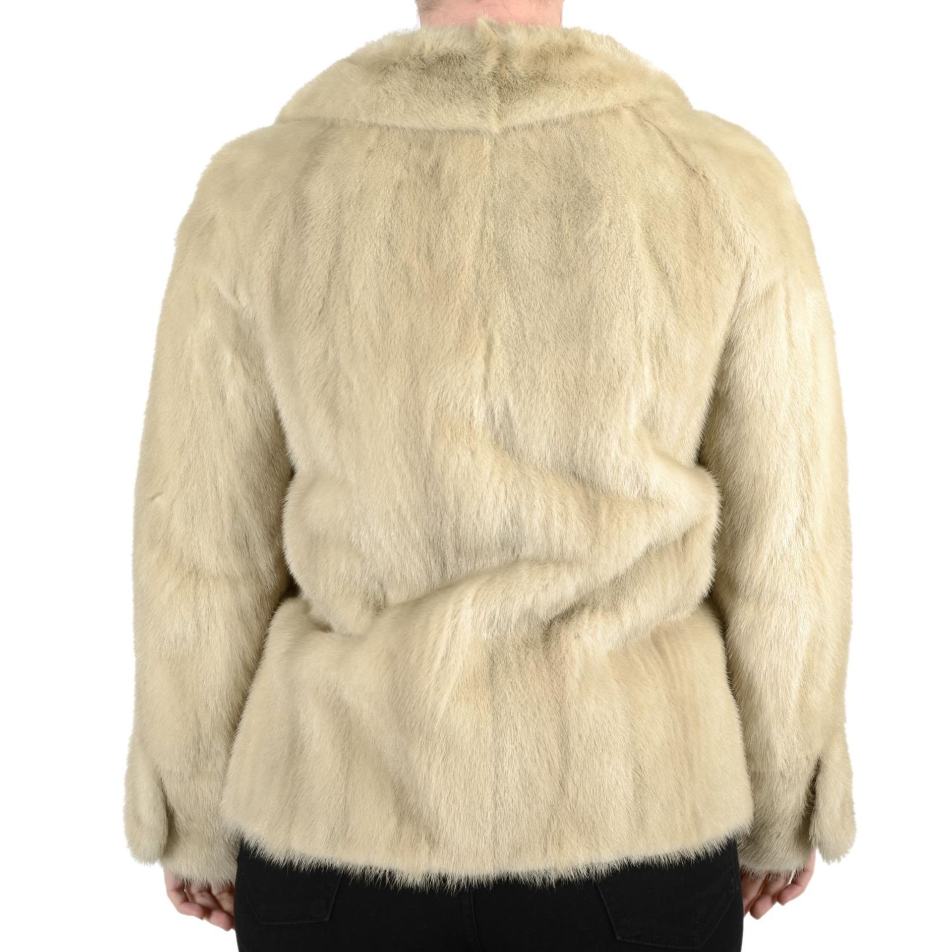 An azure mink jacket. - Image 2 of 3