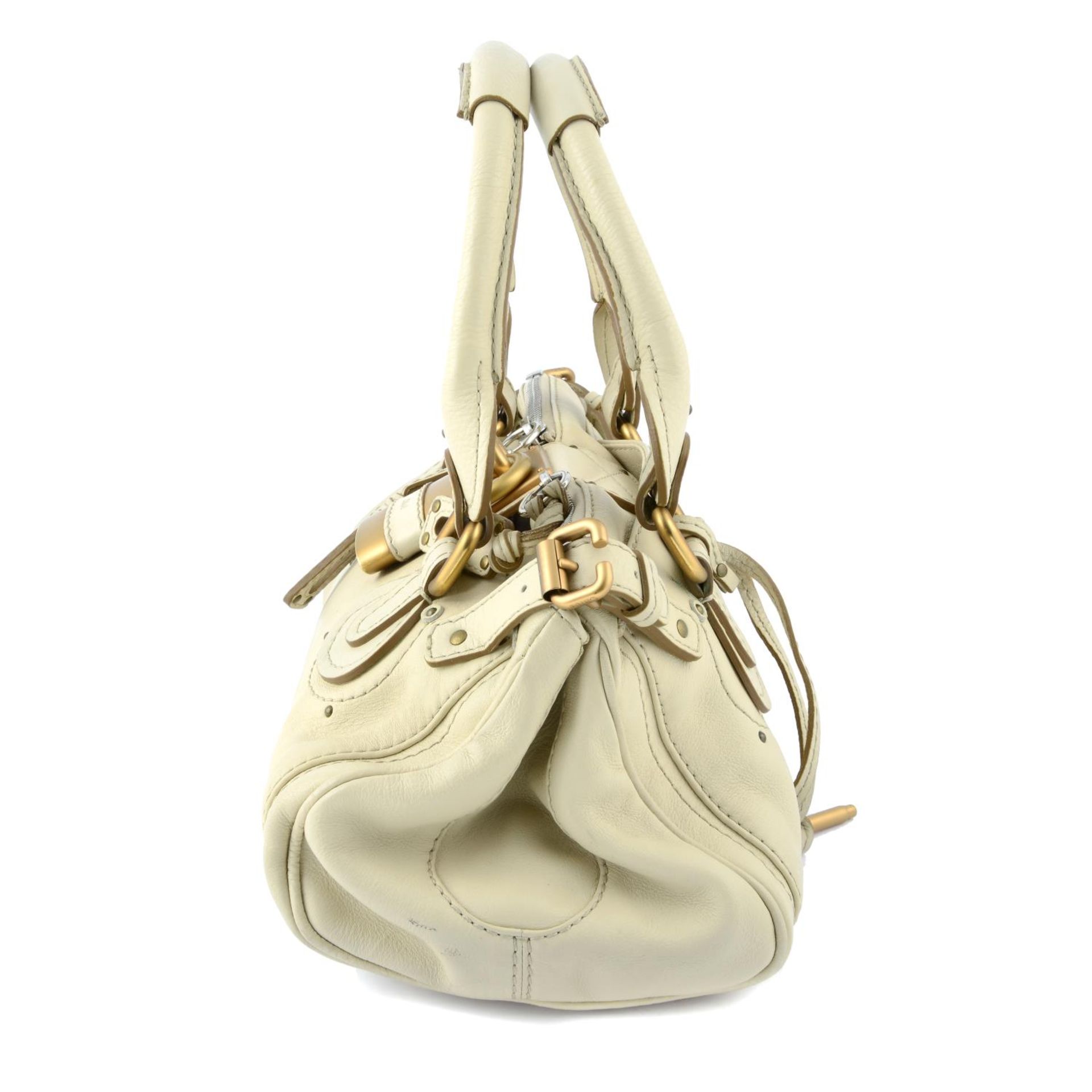 CHLOÉ - a cream Paddington handbag. - Image 4 of 5