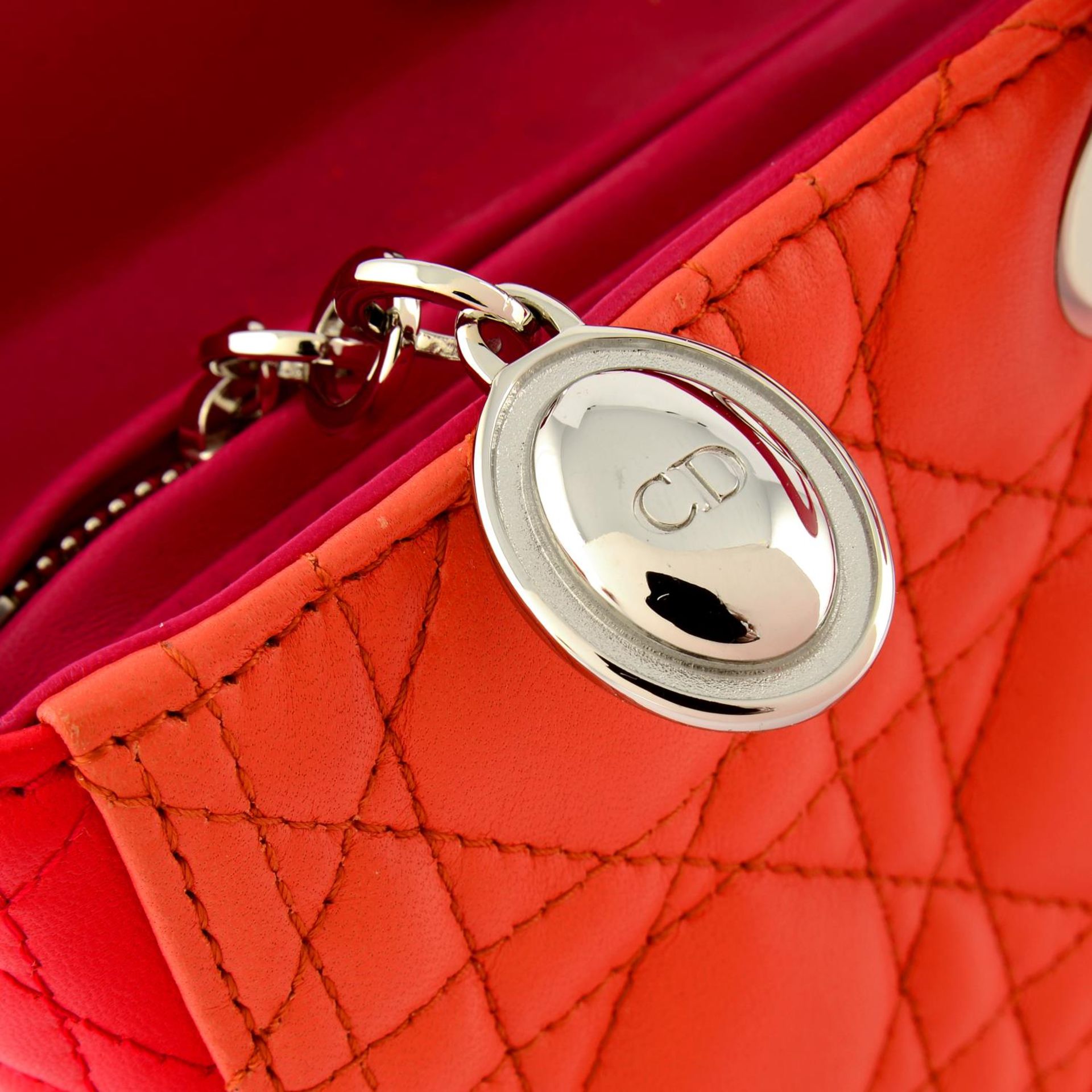 CHRISTIAN DIOR - a Lady Dior handbag. - Image 5 of 7