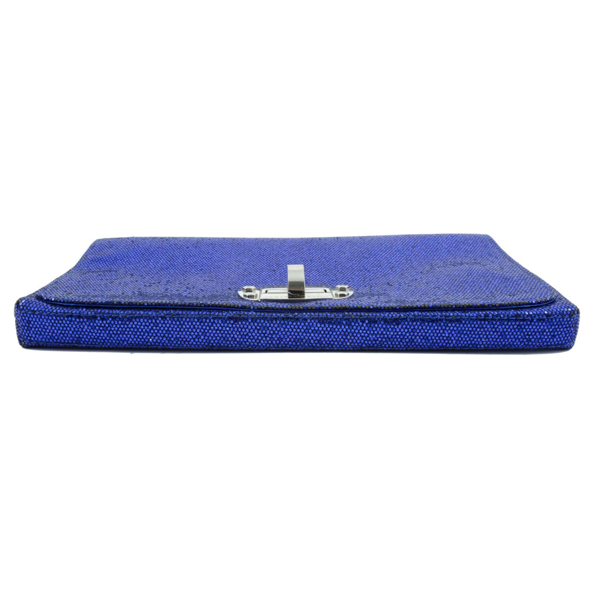 ARMANI EXCHANGE - a blue glitter clutch. - Bild 3 aus 4