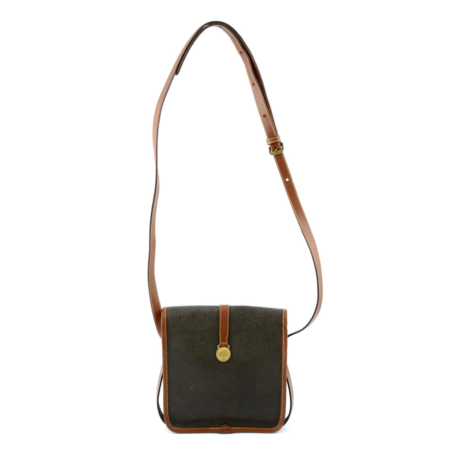MULBERRY - a vintage Branston Scotchgrain messenger handbag. - Image 2 of 6
